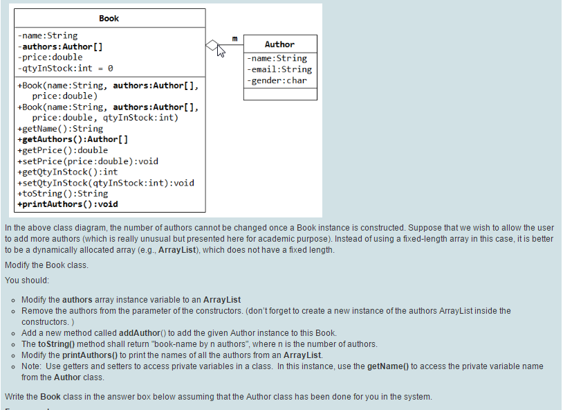 Wirte the java program In the above class diagram, the number of