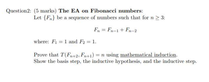 i need correct solution please dnt copy past Question2: (5 marks) The