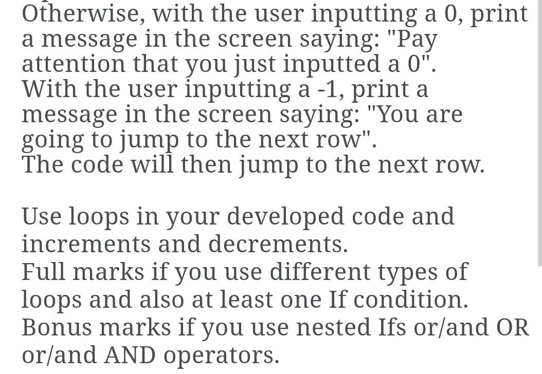 user how many rows they want to fill in a table. You