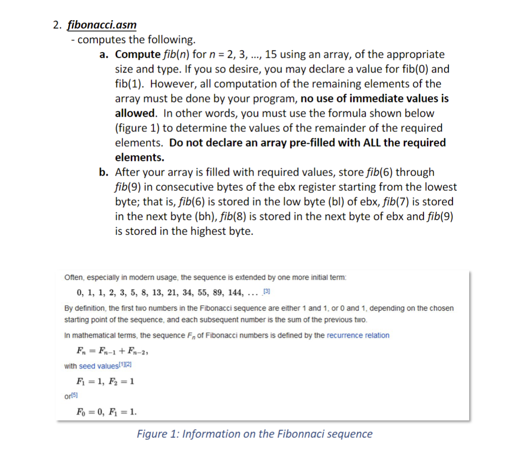 to the due date. 1. swapthem.asm - rearranges the values of the