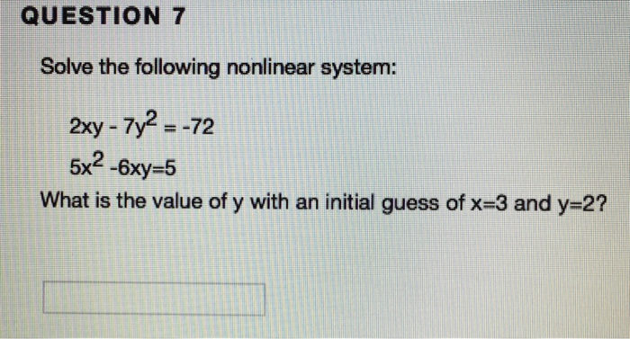  This code is used to find question 2 QUESTION 7 Solve