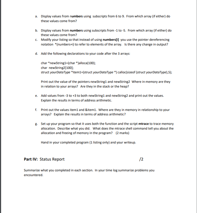 time it is worth 2 marks. If you completed the lab say