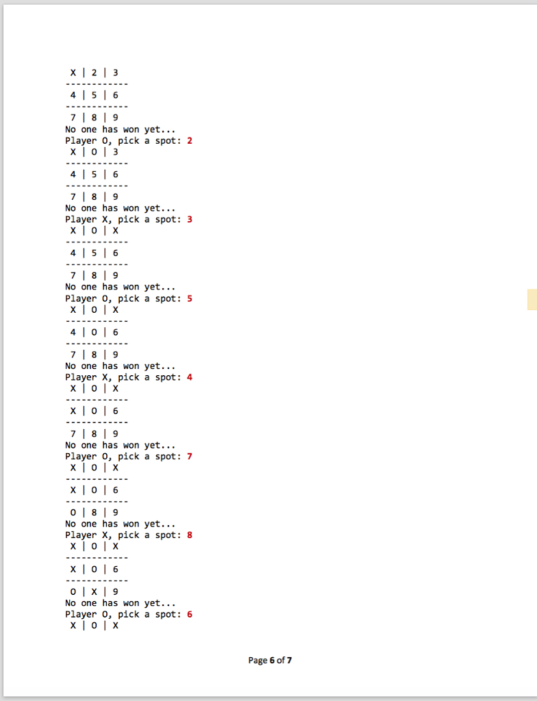 will give you practice with calling and creating functions that have input