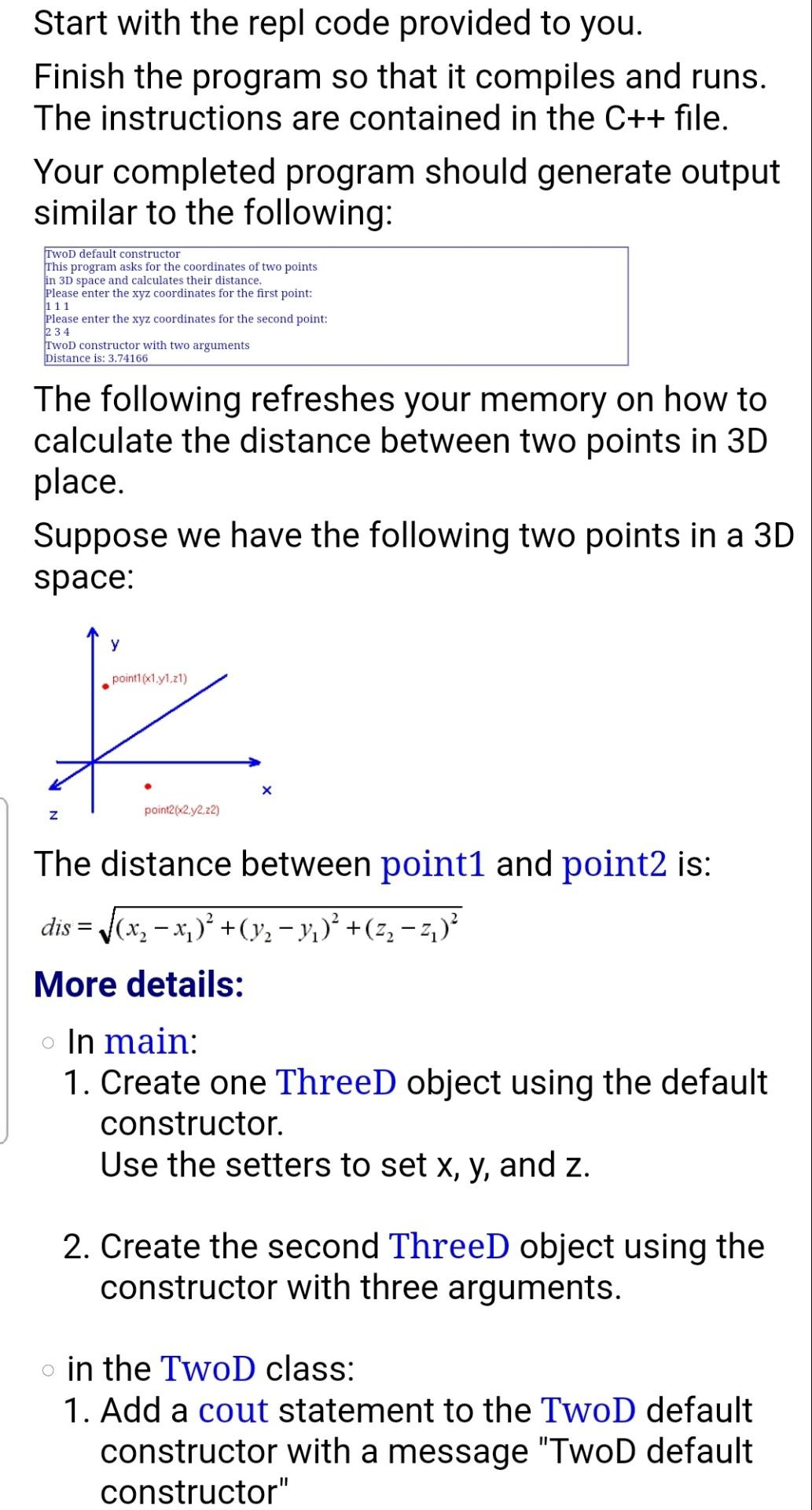 please help with this . Bellow is the starting code to work