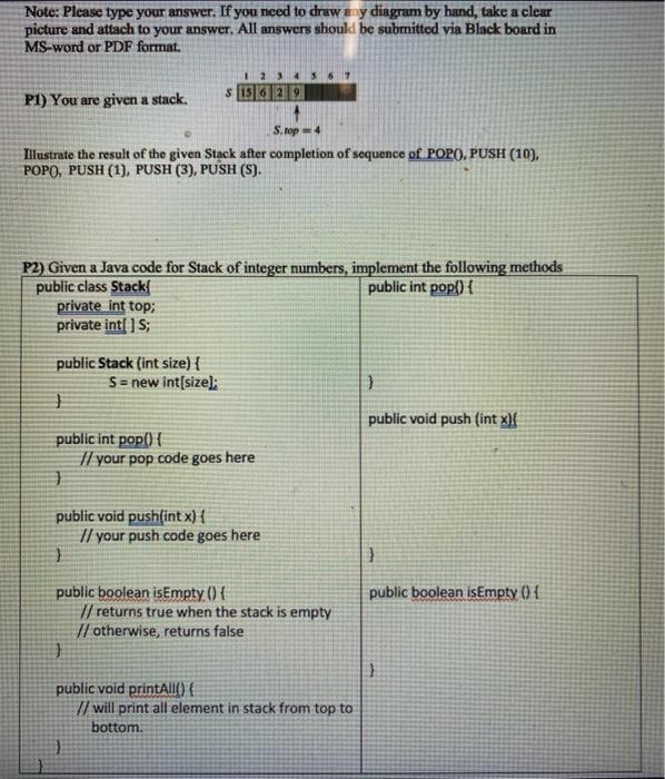  P1 & P2 Note: Please type your answer. If you need