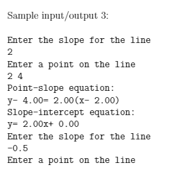 y- y = m(2 - xy), where (11, y) is a point
