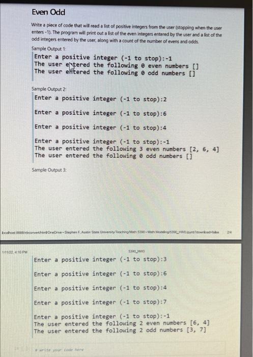 please I really need help! ( use Python language to write the