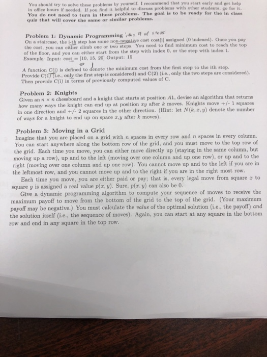  Can you explain problem 2 please You should try to solve