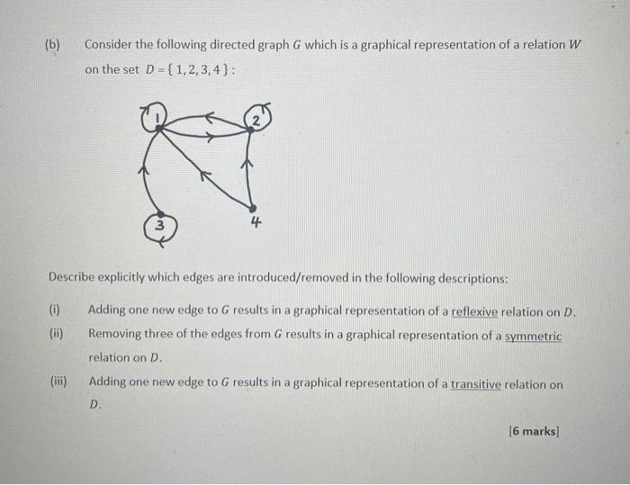 g) and C relations R and S given as follows: {1,2,3,4,5). Consider