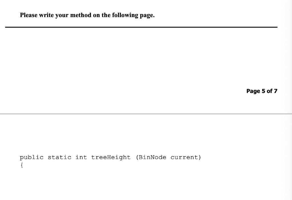 calculate the height of a binary tree. root1 root2 B E A
