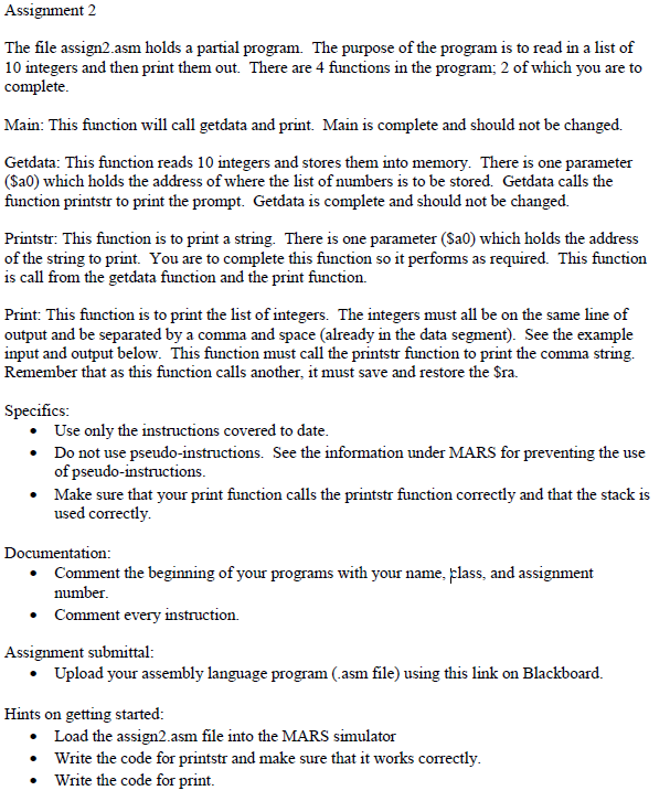 Hi. Can someone help me write the the code for this assignment.