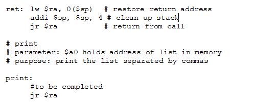 .asm file that is used. Instructions: .asm file: Assignment 2 The file