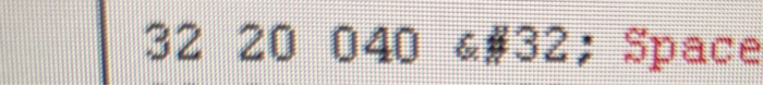 ascii table Ascii code 126 from the ascii table (Look up ascii