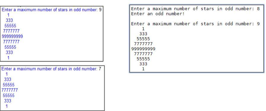 Write a Python Program to create a rhombus with numbers using the