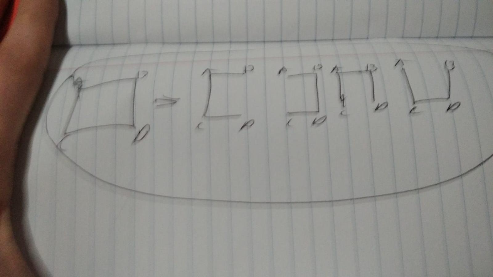 For a 4 * 4 graph given by matrix A, write a