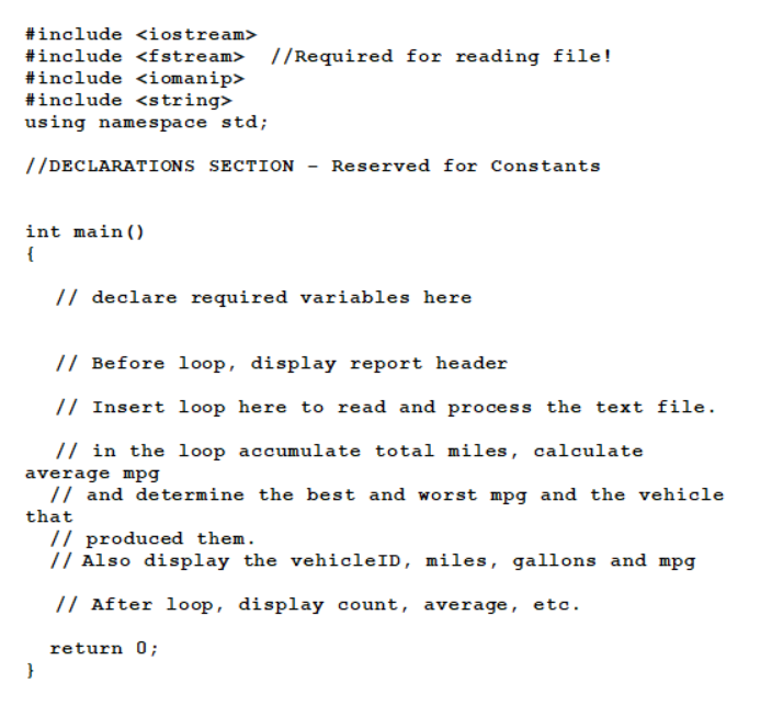 given you a template for the program on the last page. The