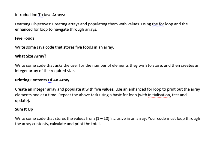 information. To use random numbers to randomly choose an array element. Description: