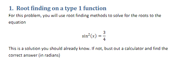 Please solve in matlab The initial brackets are 1 and 2. The