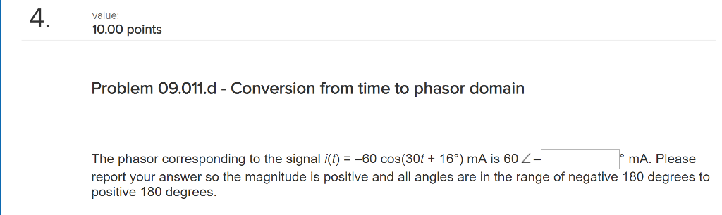  4. 1000 points value: Problem 09.011.d - Conversion from time to