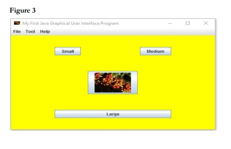 Figures 1 and 2 Design a class called MyJButton that reproduces Figure