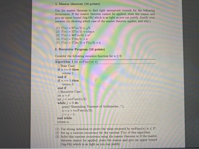 need help with both numbers 1 & 2 plz if u can
