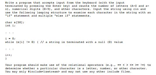 a switch statement. You can use the following example: switch (s [i])