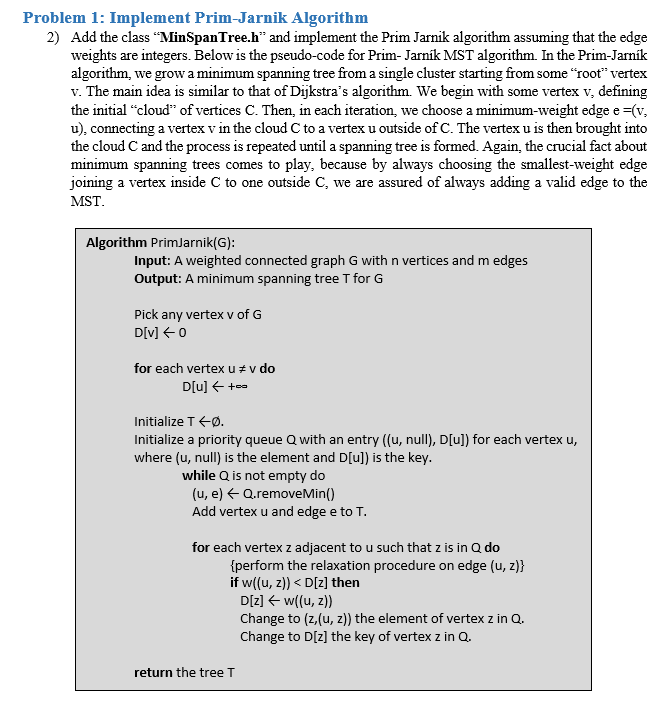 creating header file and main file. Any skeleton codes or starting codes