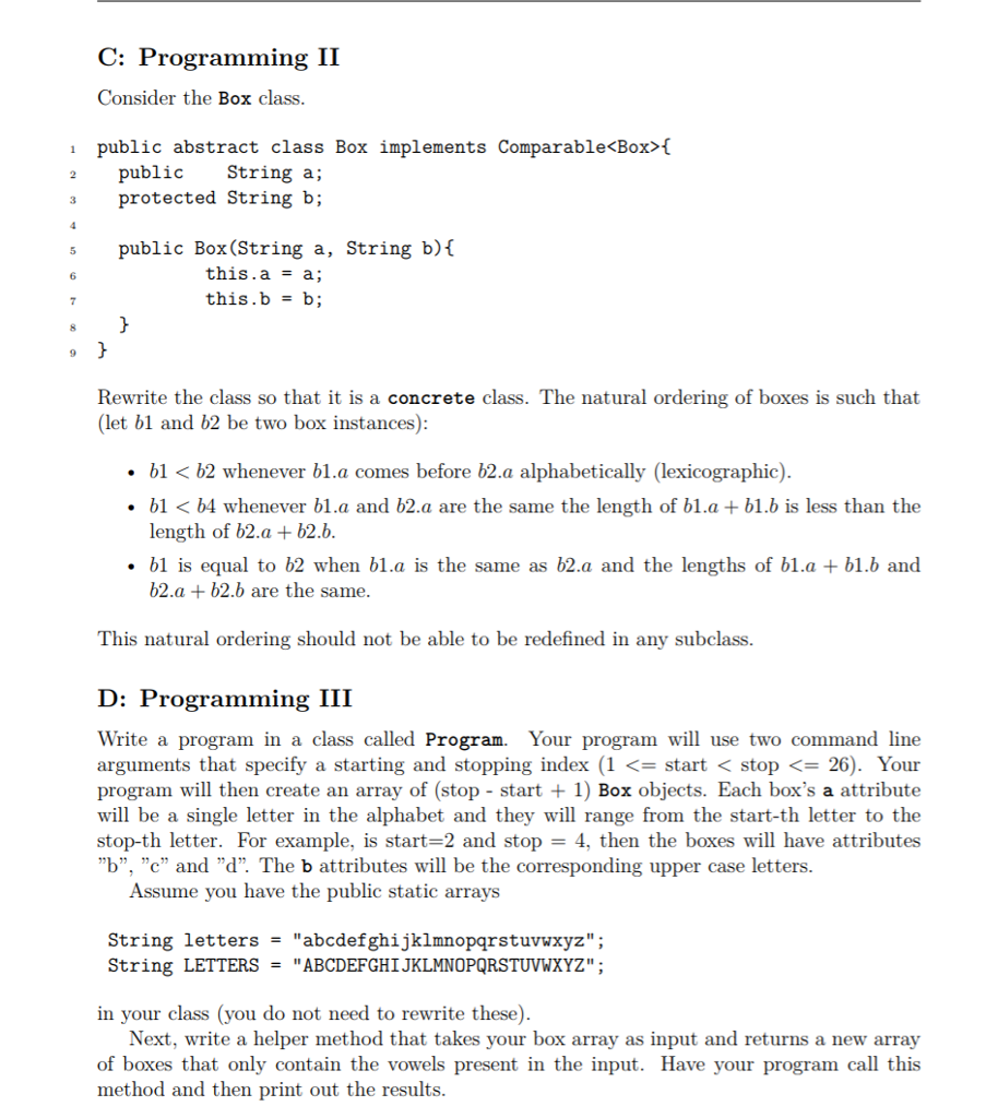 public abstract class Top 2 private 3 protected String name; 4 public