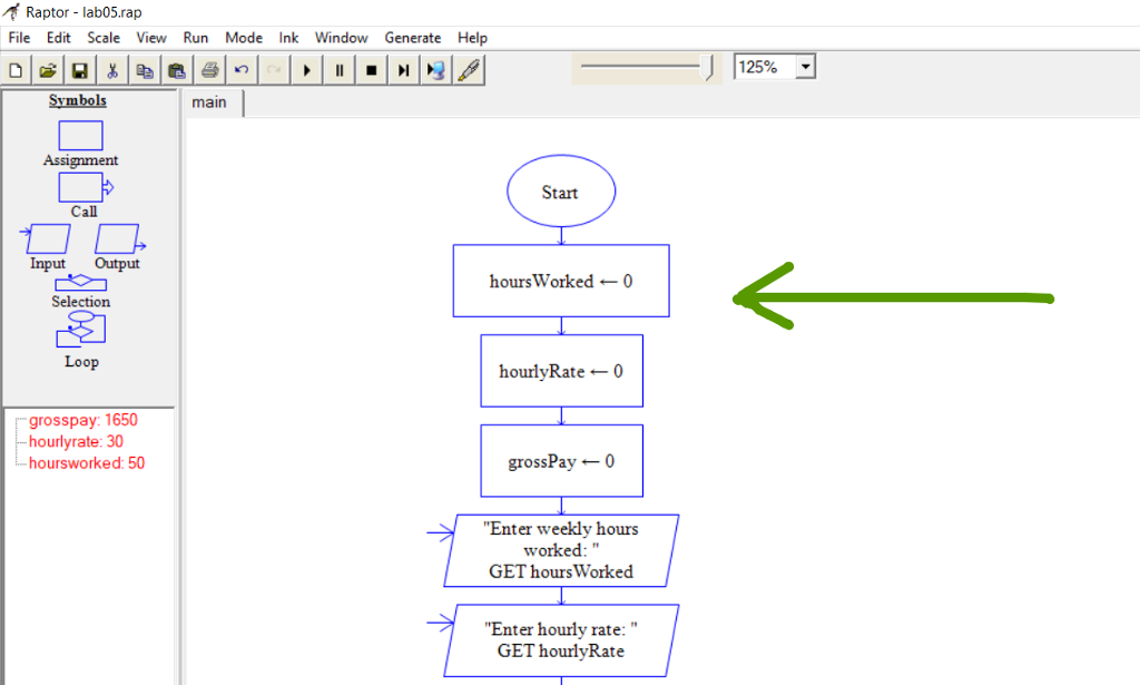 Convert the following Raptor Flowchart to a Java program. Output sample Enter