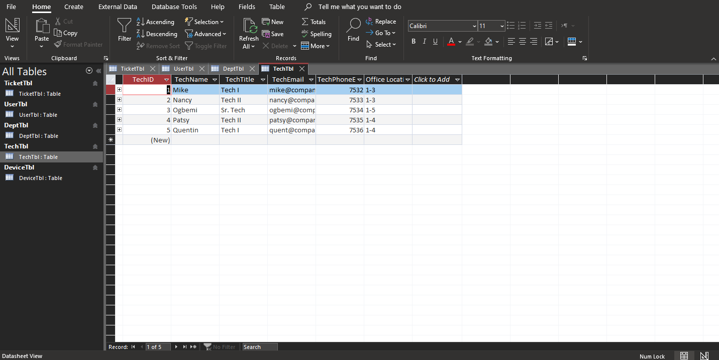 by user. Include the following information: Department Name, Ticket Submitted, Ticket Resolved,