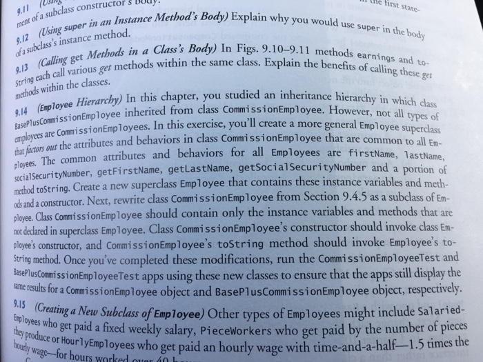  9.14 please (USInS he first state- Method's Body Explain why you