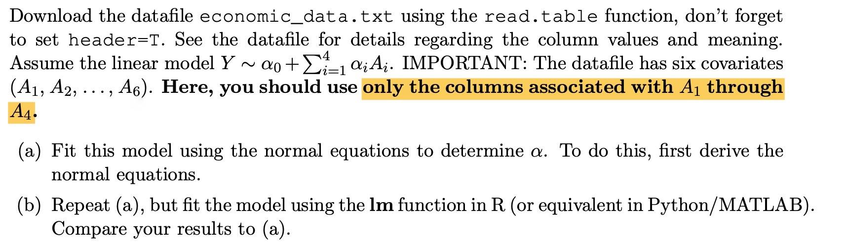 Using R or Python Economic and unemployment data were recorded. # #