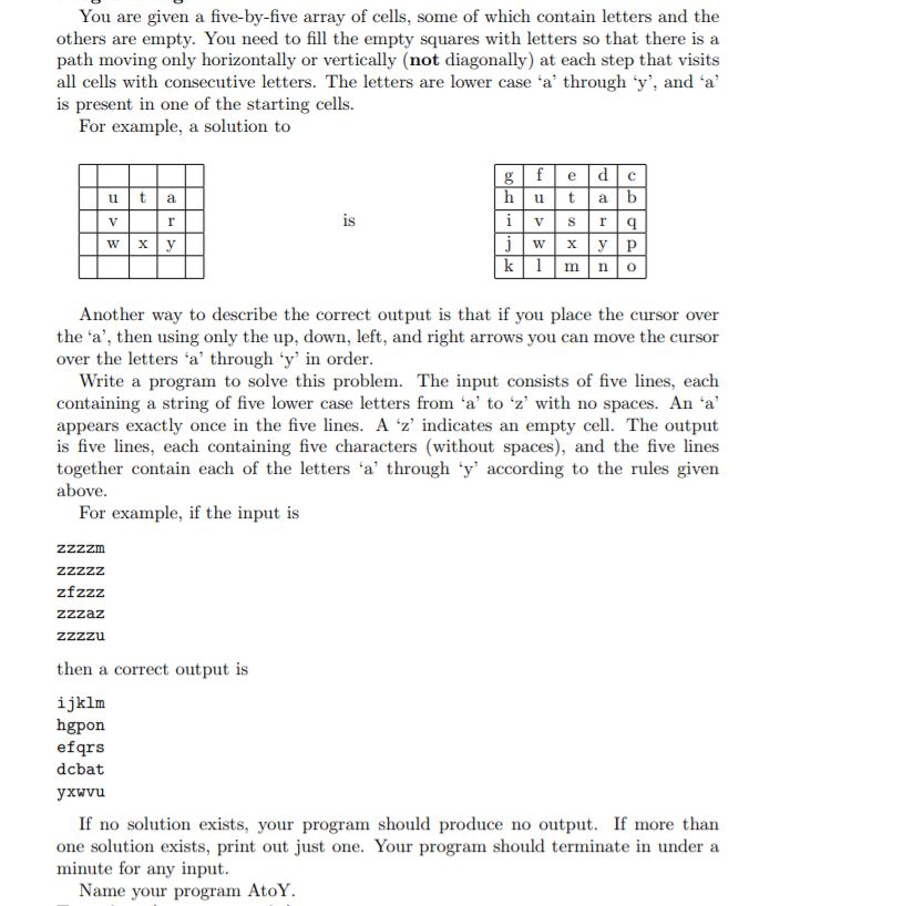 Java question The starter code is given as: import java.util.*; public class