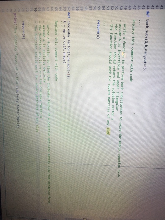  def back_subs(G, b, nargout = 1): ... Replace this comment with