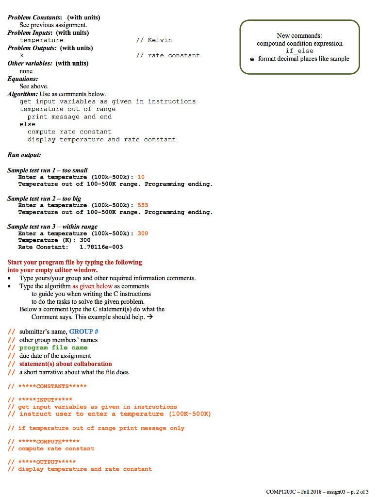 instruction:s before beginning your work. NOTE Due 11:59 pm - Friday -