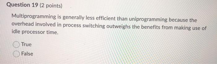 True False Which of the following structures are used to support dynamic