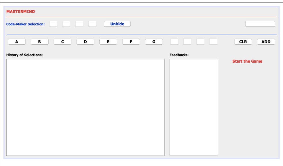 Mind is a code-breaking game for two players. One player becomes the