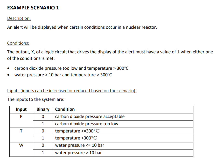 Logic gate question Below is the scenario given: Fingerprint sensor to enter
