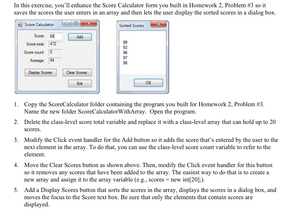 In Microsoft Visual Studio 2015 and using C# programming, how do you