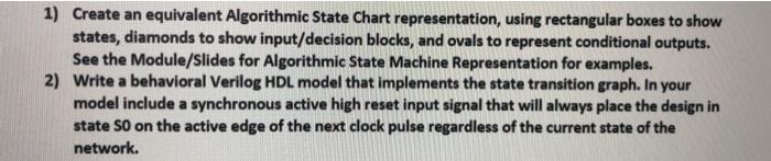 conditional outputs. See the Module/Slides for Algorithmic State Machine Representation for examples.