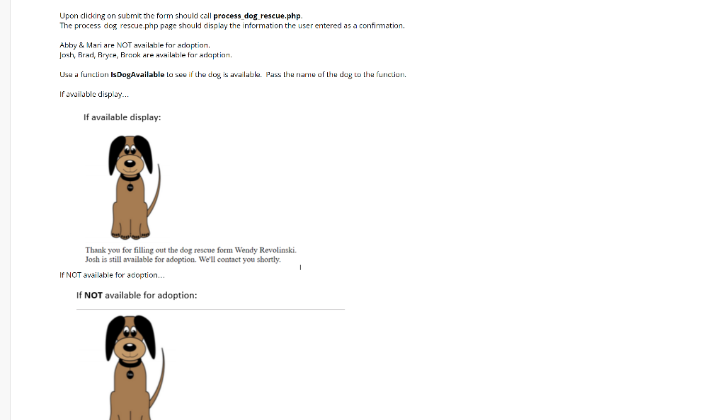 page to accept user input, which should call a separate php program