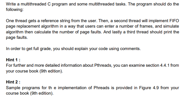 I need C code. Please write yourself. Do not copy from anywhere.