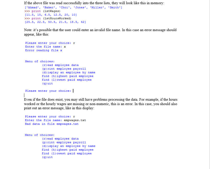 information based on this file. The text file contains one line of