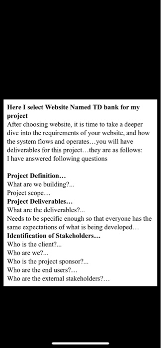  It situation like that A client come with us( it department)