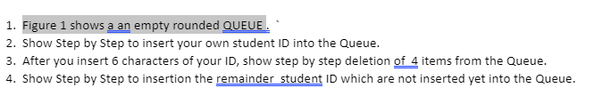 QUEUE (ARRAY IMPLEMENTATION) int back 5; QUE EMPTY? int counter = 0;