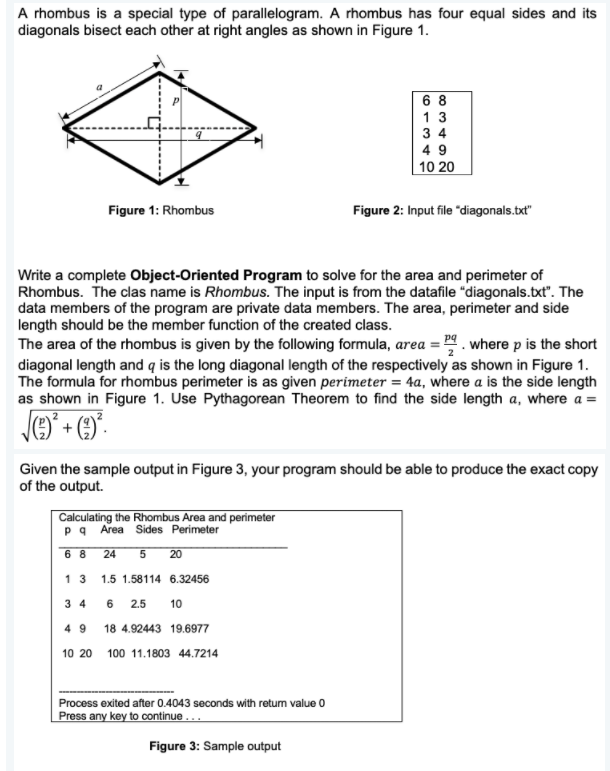 Coding C++ : Write a complete Object - Oriented Program to solve