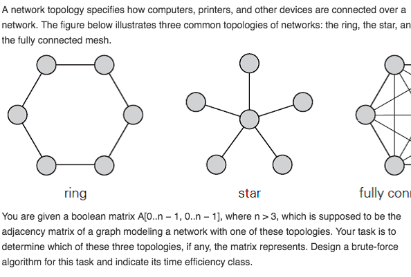 the fully connected mesh. 1. (5pts) Question 3.1.5 (pp.102 Write a complete