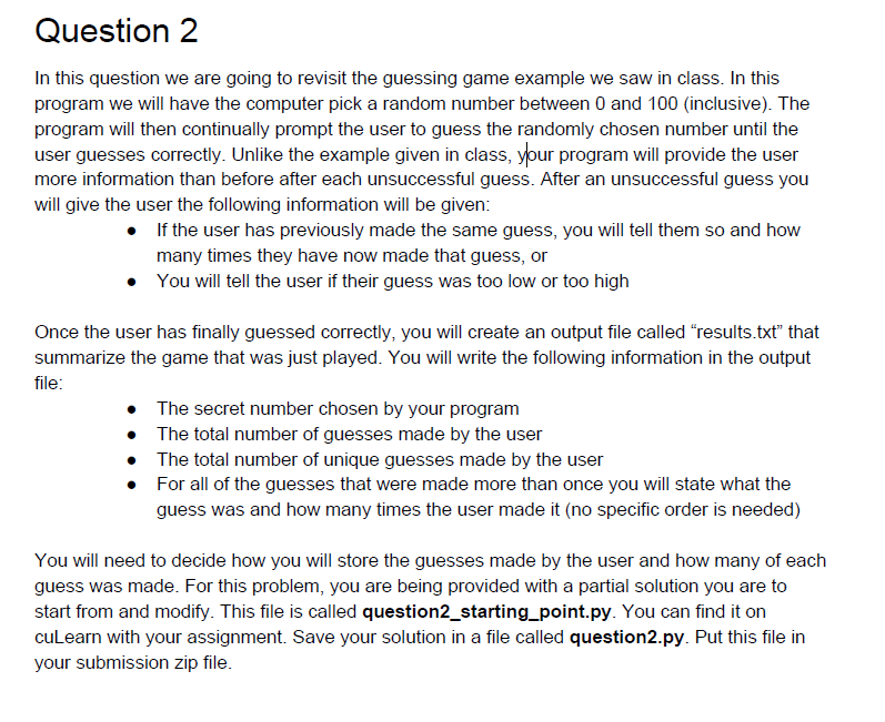  can i kindly get help with this python question. Question 2