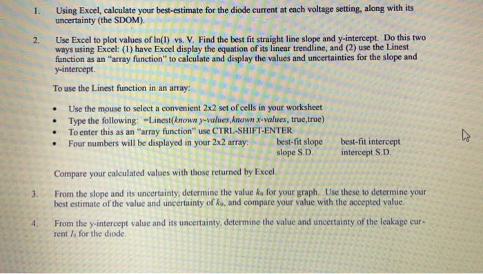  Solve questions 1-4 without using excel. I just need to know