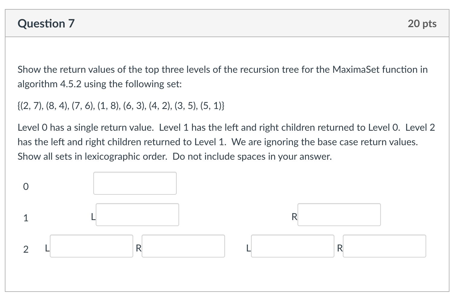 d>=1 ). Note which of the 3 cases in the Master Theorem